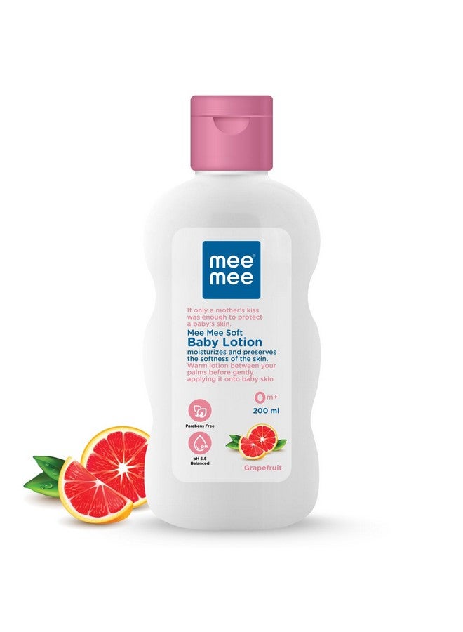 mee mee Chamomile And Fruit Extracts Baby Lotion (200Ml) | Nourishing Care For Gentle Baby Skin | Enriched With Chamomile And Fruit Extracts | Ph Balanced | Ideal For All Skin Types - Image 1