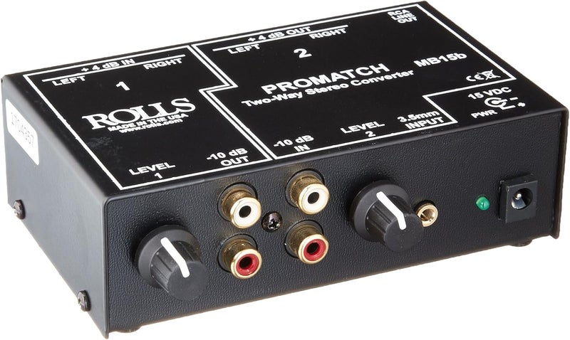 Rolls MB15b Promatch 2-Way Stereo Converter with Level Control - Image 1