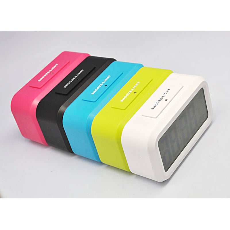 ساعة رقمية إلكترونية ذكية توضع بجانب السرير بشاشة كبيرة وإضاءة ليلية للأطفال unisex - Image 4