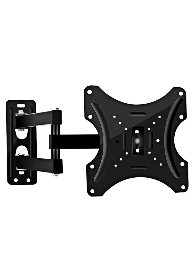 Movable TV Stand for 14–42 Inch Screens – Adjustable Steel TV Mount with 3 Arms, Max VESA 200x200 mm, Supports Up to 35 kg