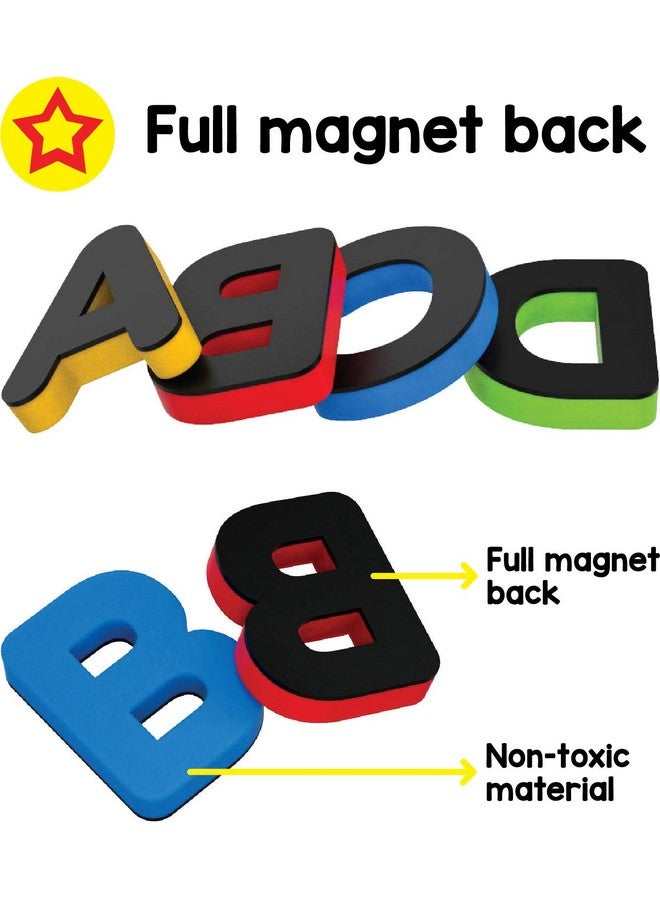 Play Panda Kids Magnetic Learn To Write Capital Letters - Includes Write And Wipe Magnetic Board, 26 Capital Letter Magnets, Dry Erase Sketch Pen And Duster - Simplify Teaching & Learning, Red - Image 5