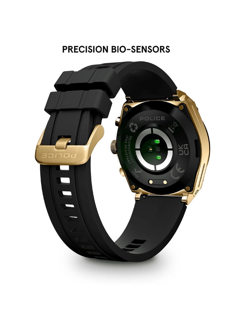 POLICE - My Avatar Men's 45mm Smartwatch, AMOLED Display, Wireless Connectivity, Quick-Release Strap, iOS & Android Compatible - Image 1