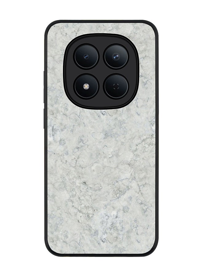 For Xiaomi Redmi Note 15 Pro 5G Case,Slim fit Camera Protection, Shockproof Thin Phone cover  - Marble Texture White