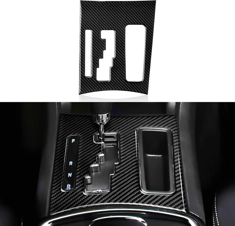 BRMYL Carbon Fiber Gear Shift Panel Decals for Chrysler 300 - Image 1