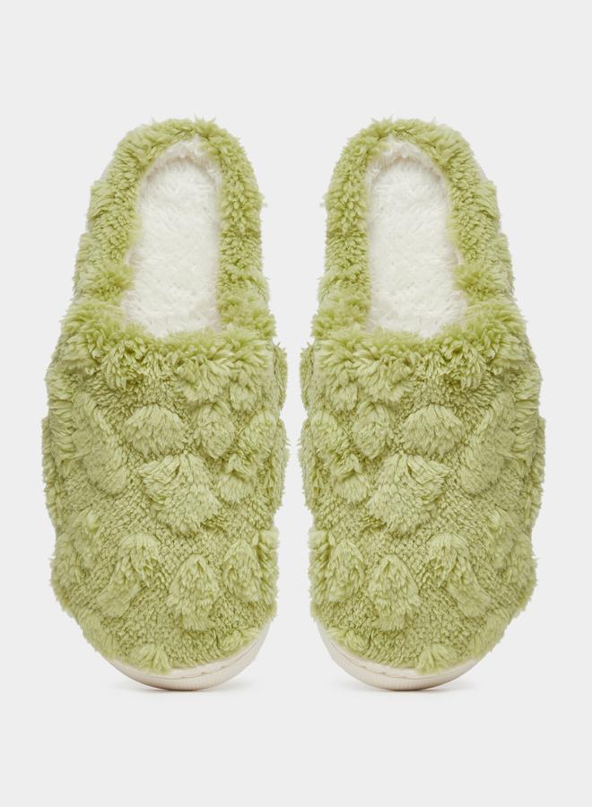 Take Two Solid Plush Bedroom Slippers - Image 5