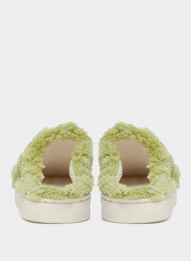 Take Two Solid Plush Bedroom Slippers - Image 4