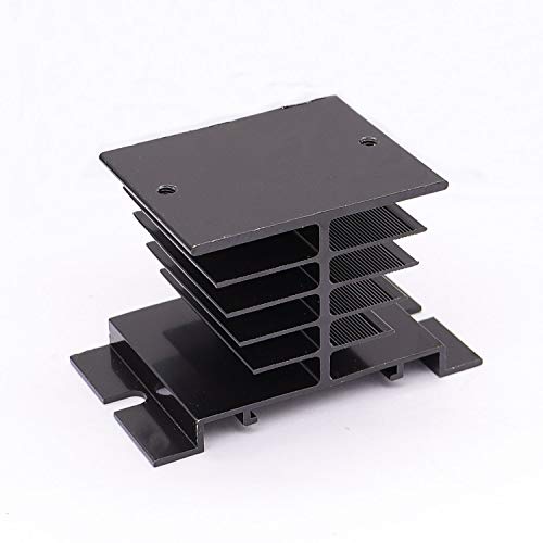 TWTADE SSR-40 DD 40A DC 3-32V to DC 5-60V SSR Solid State Relay + Heat Sink - Image 5