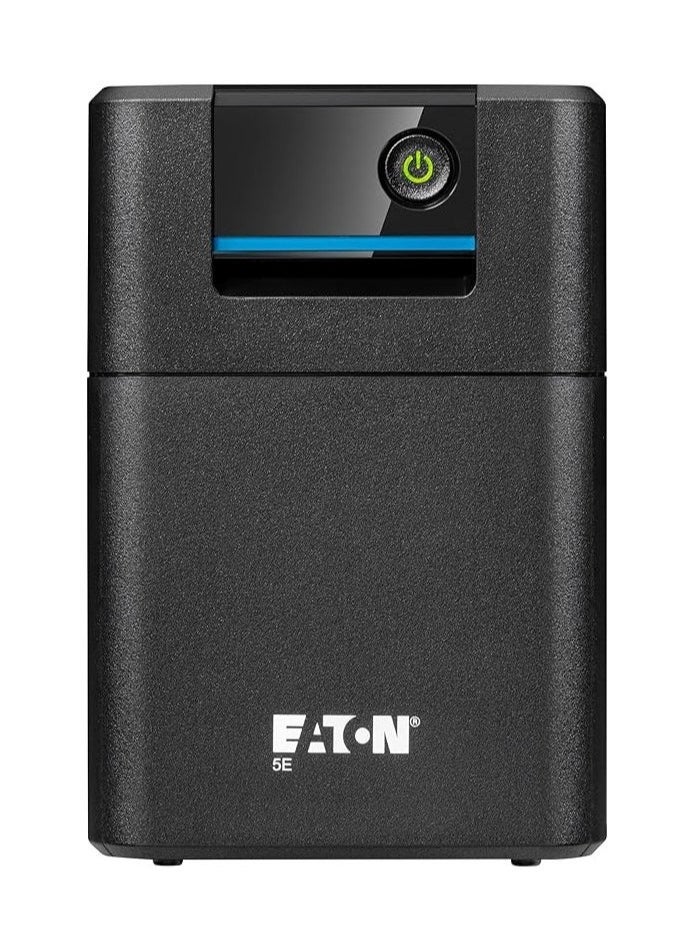 Eaton - Eaton 5E 2200VA 1200W Line Interactive UPS with USB and IEC Outlets – Black - Image 1