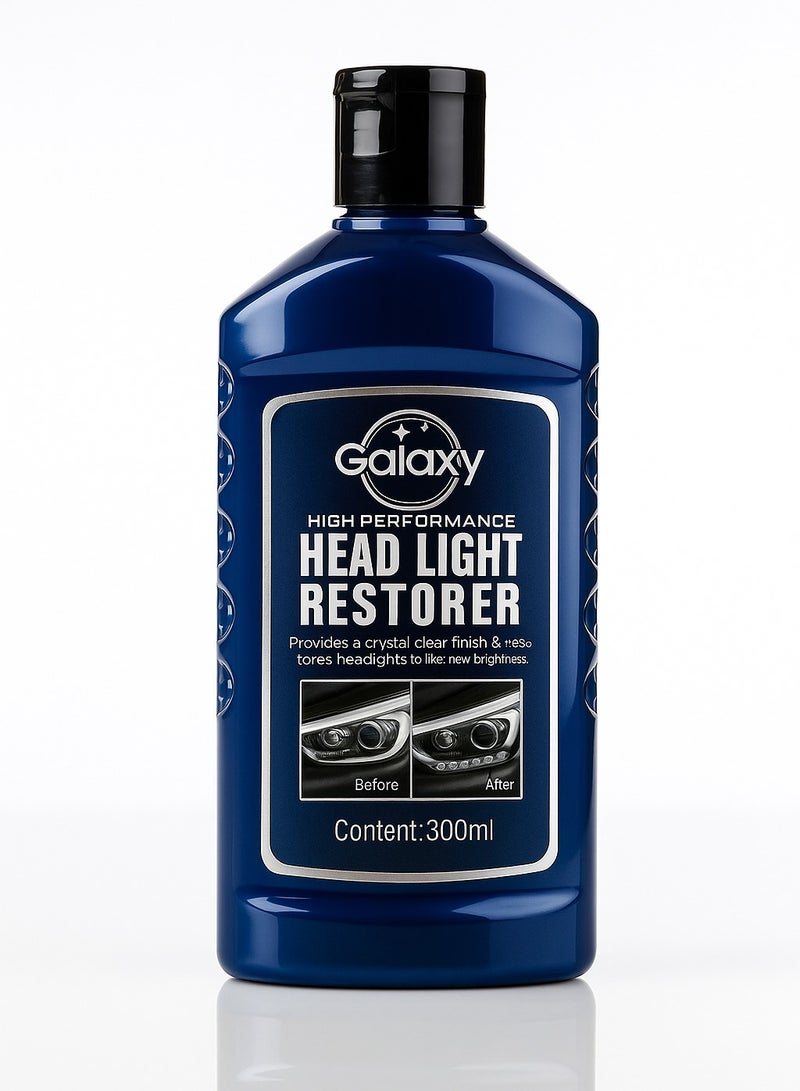Galaxy Headlight Restorer – Premium One-Step Lens Restoration Formula | UV Shield + High-Gloss Finish - Image 1