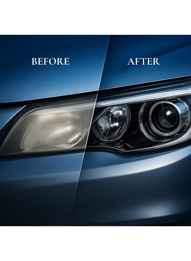 Galaxy Headlight Restorer – Premium One-Step Lens Restoration Formula | UV Shield + High-Gloss Finish - Image 2