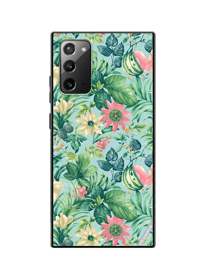 VR CREATIVE Protective Case Cover For Samsung Galaxy Note20 5G Sunfloweia Design Multicolour - Image 1