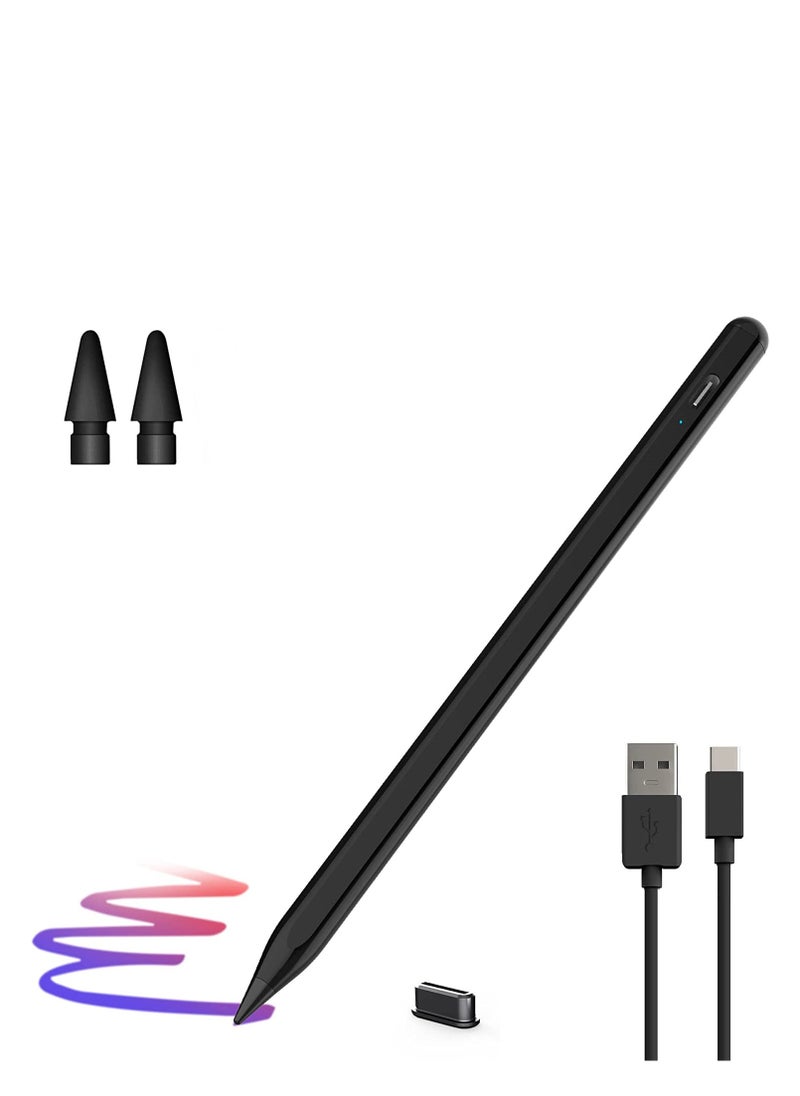 Rock Pow - Stylus Pen for iPad with Palm Rejection, Active Pencil Compatible with (2018-2022) iPad Pro 11 & 12.9 inch, iPad 9th/8th/7th/6th Gen, iPad Air 5th/4th/3rd Gen,iPad Mini 6th/5th Gen - Image 1
