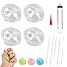 Fukaisu 14pcs DIY Squishy Making Kits Make Your Own Squeeze Ball Kit with Vacuum Tool Cable Tie TPR Skins Fillers Toys Gifts for Adults Kids - Image 2