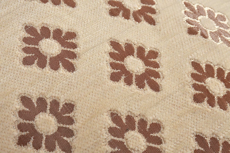 FRESH FROM LOOM 500 Tc Jacquard Soft Velvet Cushion Covers | Hypo-Allergenic | Washable | Non-Fade Diwan Sofa Pillow Covers for Home (Size - 16 X16 Inch, Color - Cream) - Set of 5pc, 240 TC - Image 4
