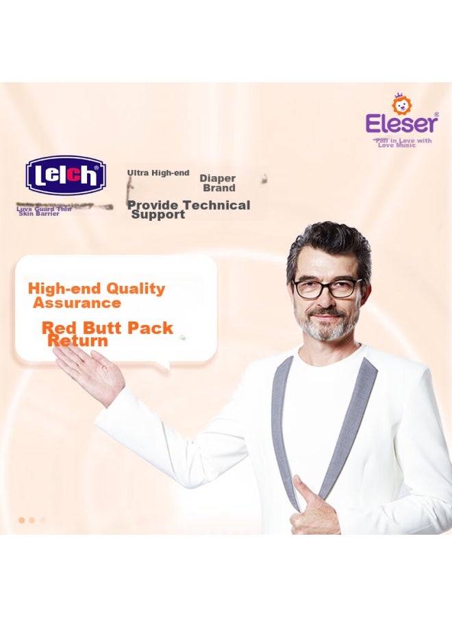 Eleser Zero-feel Diapers M46 , Baby Diapers, Ultra-thin And Breathable - Image 1
