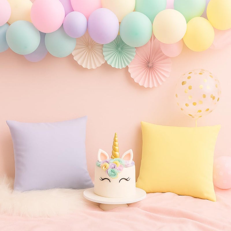 Mindoub 6 PCS Pastel Calm Down Corner Throw Pillowcase 18x18 Inch Square Throw Pillow Covers Reading Nursery Home Bedroom Decor Teacher Counselor(Covers Only) - Image 3