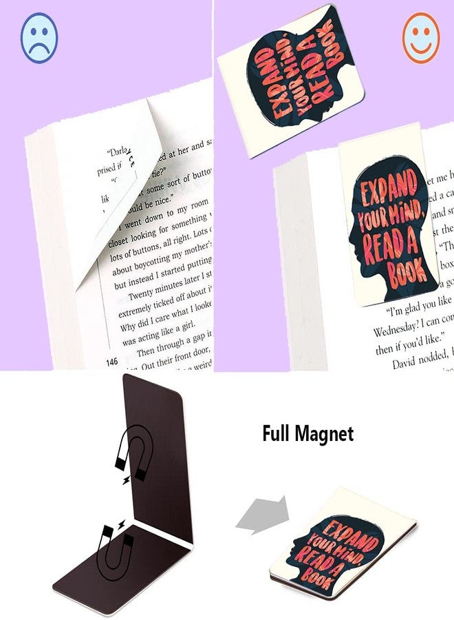 Rays Of Ink Magnetic Bookmarks for Bookworms | Magnetic Page Markers | Magnetic Page Clips with Positive Affirmations | Ideal Gift for Students and Bookworms - Image 3