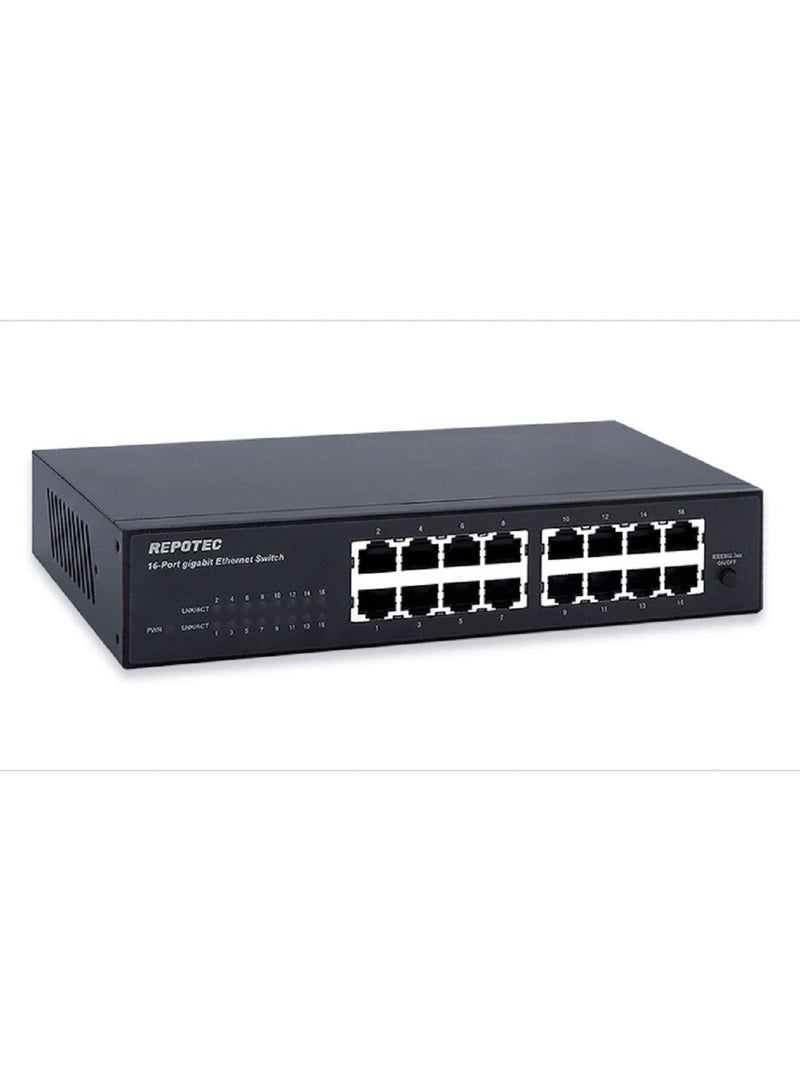 REPOTEC RP-G1416D: 16-P Gigabit Ethernet Switch - Image 1