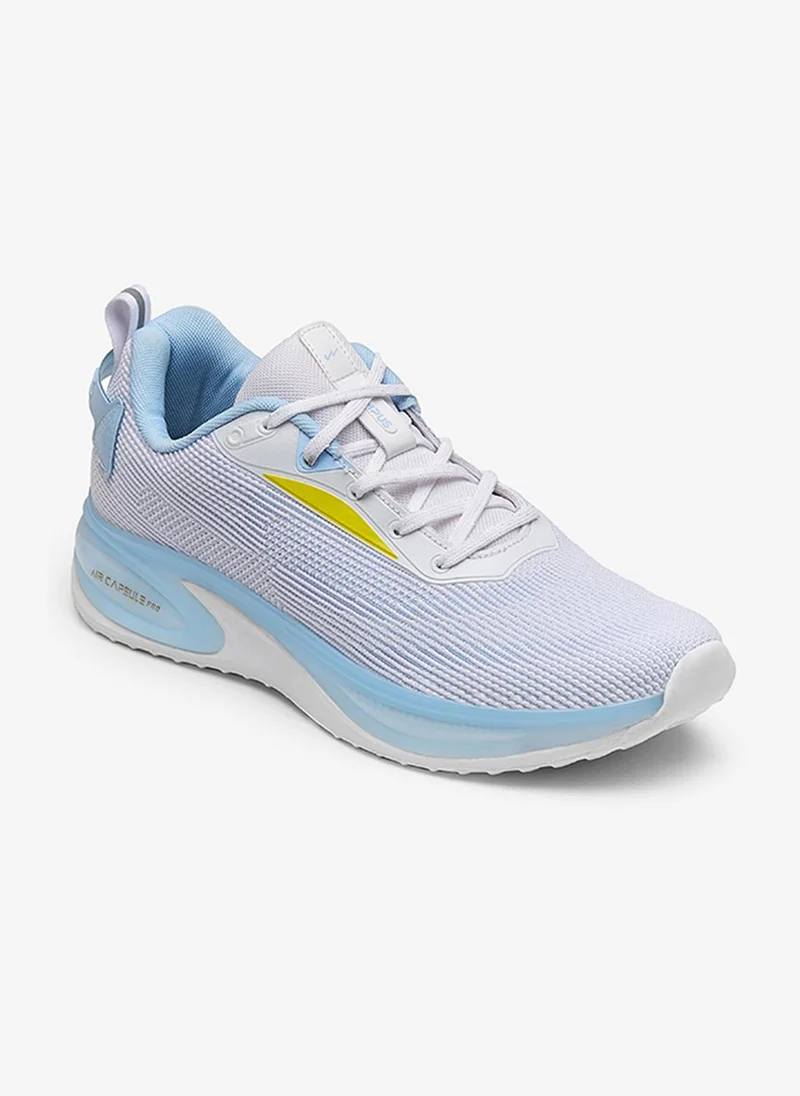 CAMPUS Men Prexton Memorytech Advance Footbed Lace-Up Running Shoes-Wht-LSky