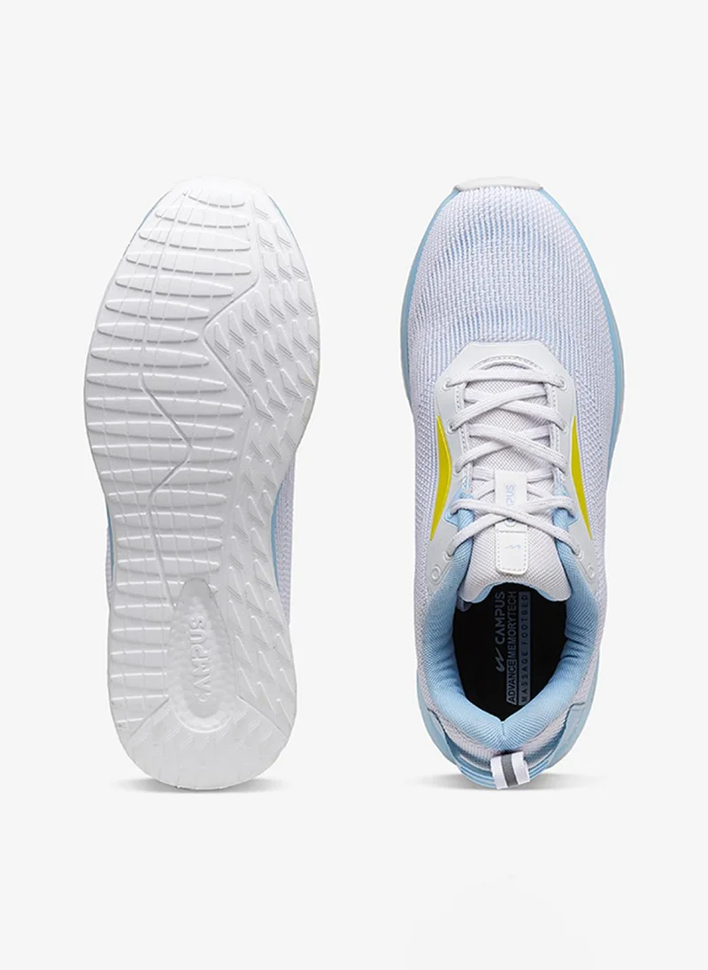 Campus White-Lsky Men Prexton Memorytech Advance Footbed Lace-Up Running Shoes-Wht-LSky for Men | Best Price UAE