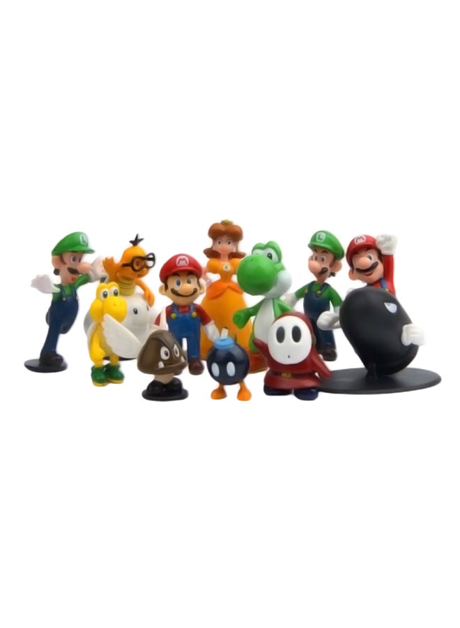 Nintendo 12-Piece Super Mario Bros Figure Set 6.5cm - Image 3