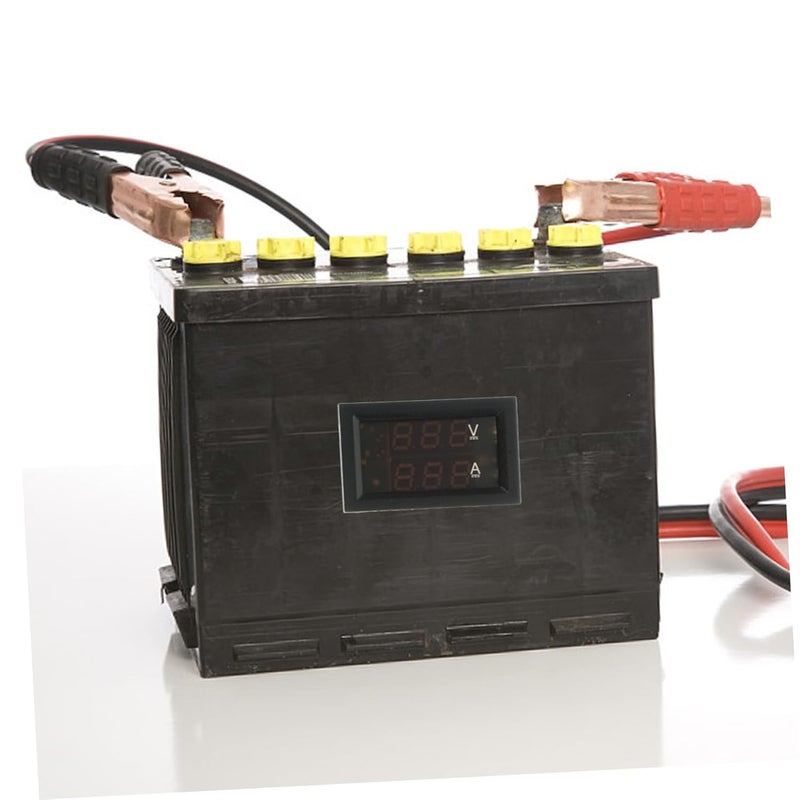 10A DC Digital Voltage and Meter Panel Dual Display Car Voltmeter Ammeter for Electric Vehicles Random Color Wiring Gauge Tester - Image 3