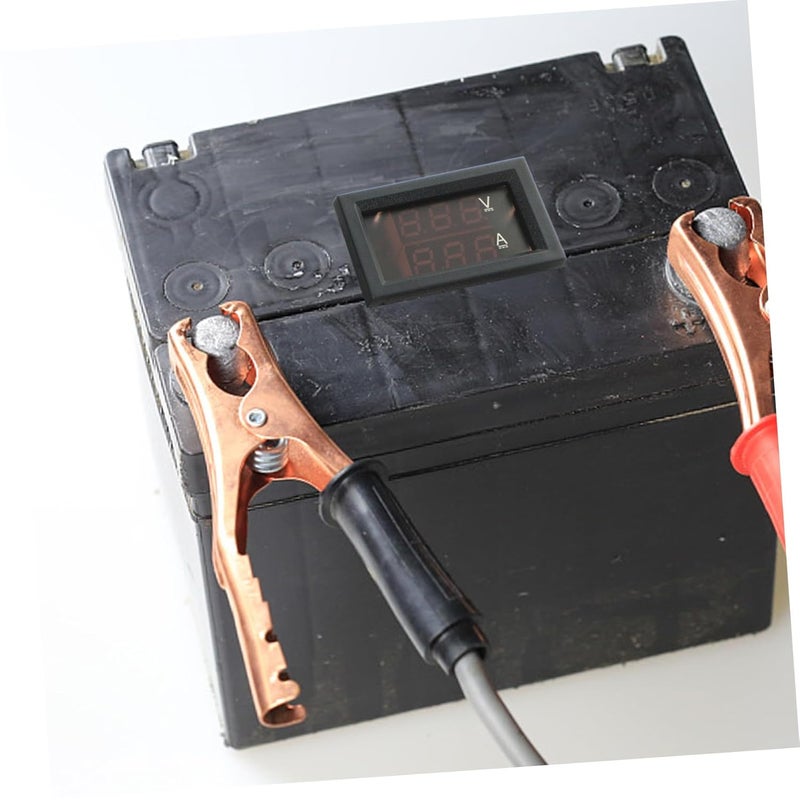10A DC Digital Voltage and Meter Panel Dual Display Car Voltmeter Ammeter for Electric Vehicles Random Color Wiring Gauge Tester - Image 5