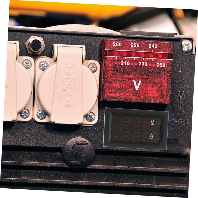 10A DC Digital Voltage and Meter Panel Dual Display Car Voltmeter Ammeter for Electric Vehicles Random Color Wiring Gauge Tester - Image 4