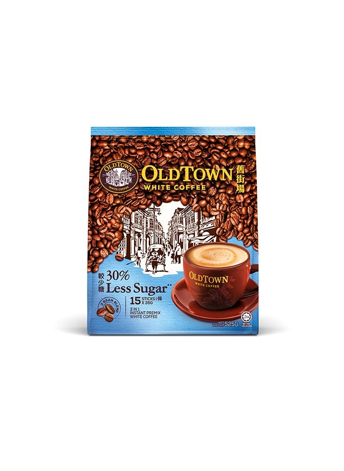 Old Town OLDTOWN White Coffee 30% Less Sugar (15 x 35g)  - Image 1