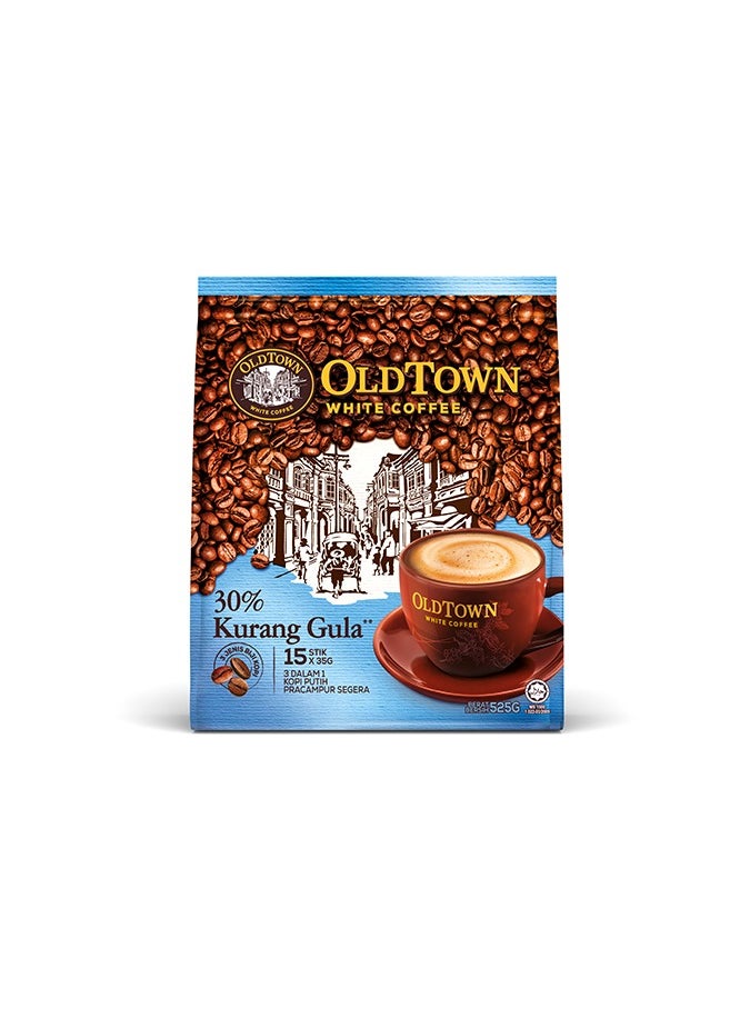 Old Town OLDTOWN White Coffee 30% Less Sugar (15 x 35g)  - Image 2