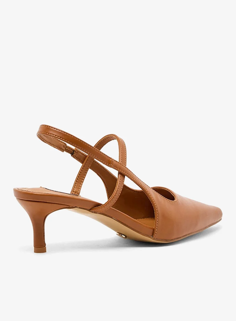 NINE WEST  D-LUCY Pointed Toe Slingback Pumps for Women | Best Price UAE