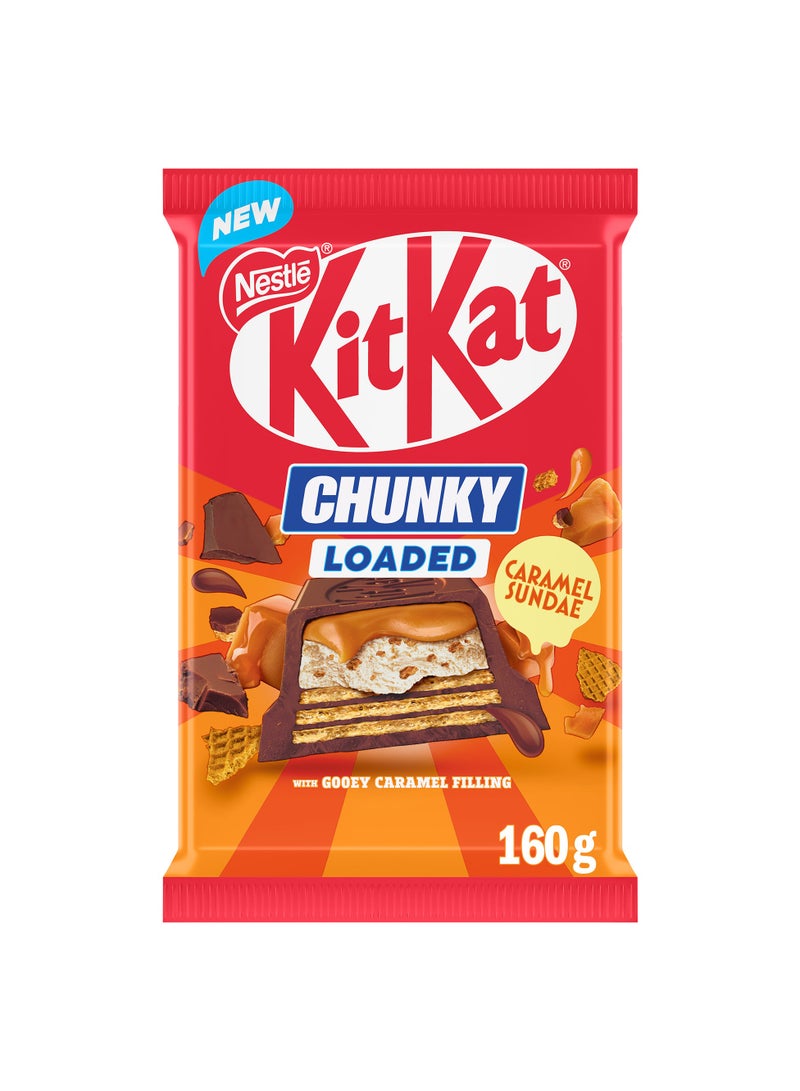 KitKat Chunky Loaded Caramel Sundae Chocolate Bar - Image 2