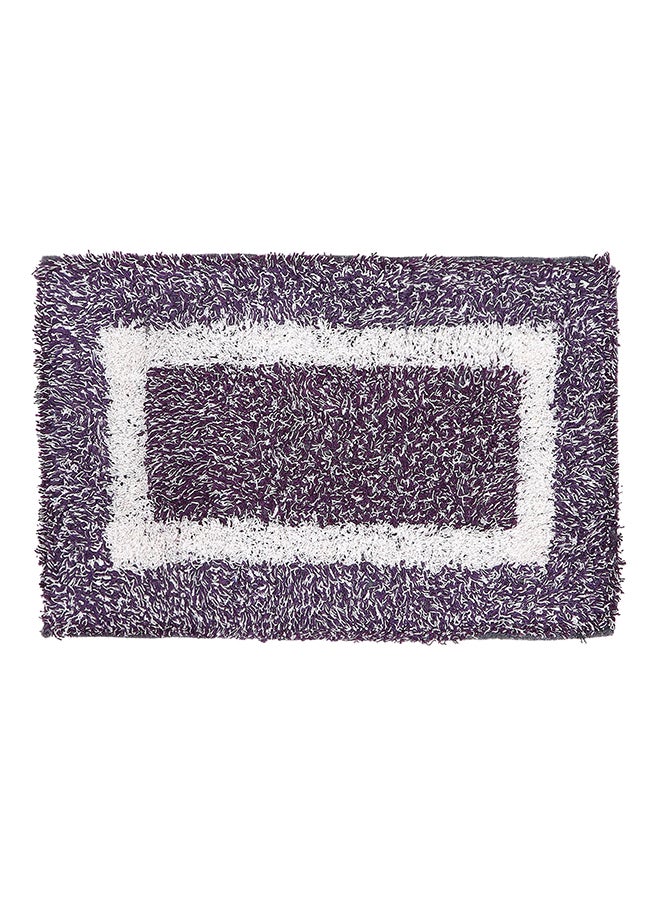 Status Contract Microfiber Soft and Super Absorbent Door Mat/Bath Mat (Purple), 38 X 58 Cm - Image 2