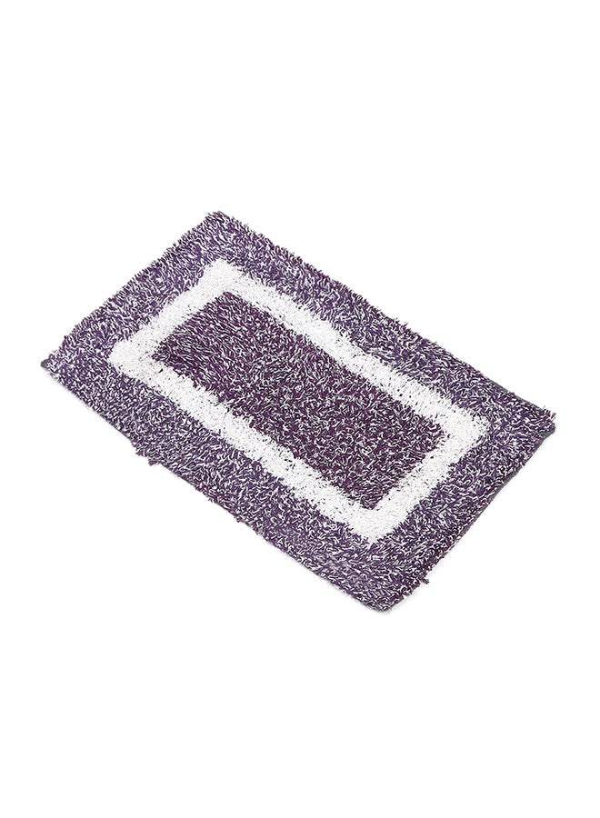 Status Contract Microfiber Soft and Super Absorbent Door Mat/Bath Mat (Purple), 38 X 58 Cm - Image 3