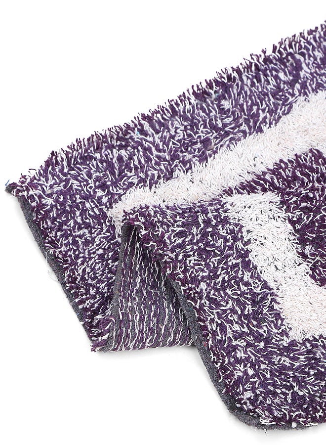 Status Contract Microfiber Soft and Super Absorbent Door Mat/Bath Mat (Purple), 38 X 58 Cm - Image 4