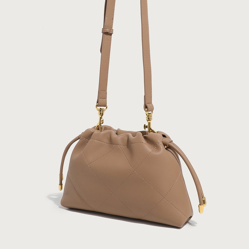 Soft Leather Underarm Bag Women'S High-End Sense Casual All-Match Cloud Bag Fashionable Portable Crossbody Dumpling Bag - Image 5