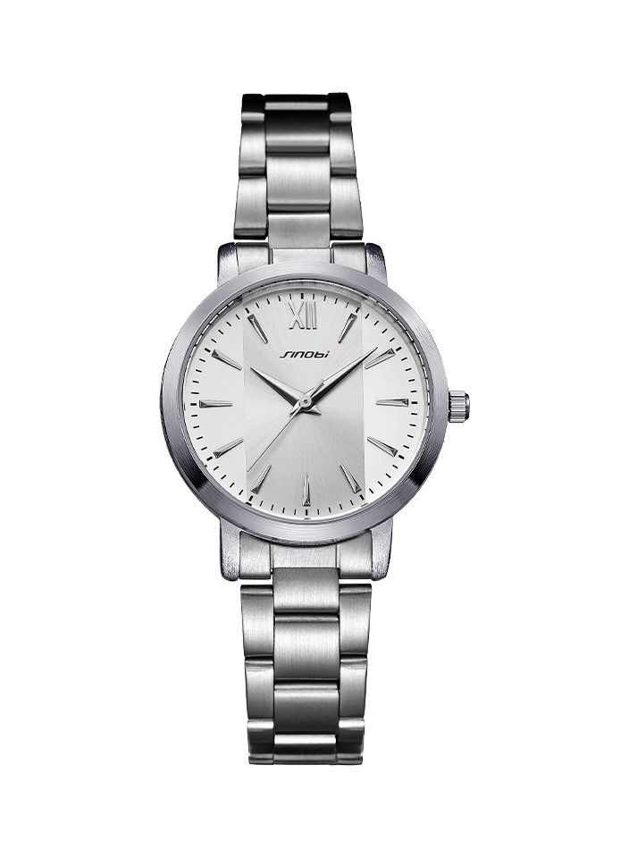 SINOBI Fashion Two-Pack Steel Band Couple Watches - Image 3