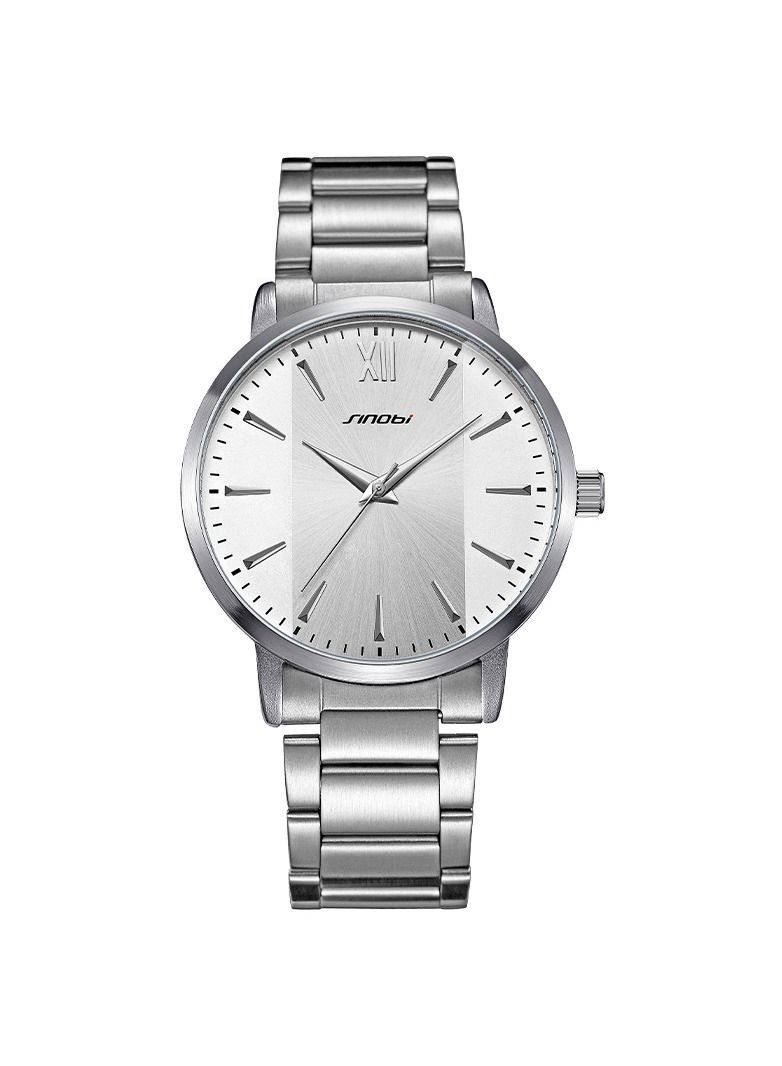 SINOBI Fashion Two-Pack Steel Band Couple Watches - Image 2