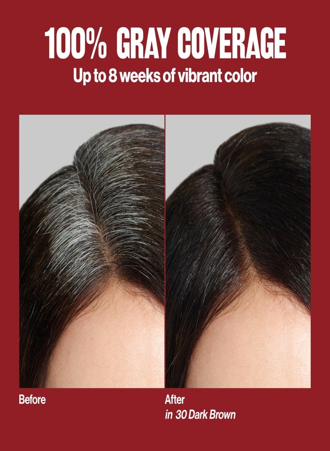 Revlon ColorSilk with Bond Repair Complex, Permanent Hair Color, 100% Gray Coverage, Ammonia Free Dye, Vegan Keratin, 45 Bright Auburn, 3 pack - Image 4