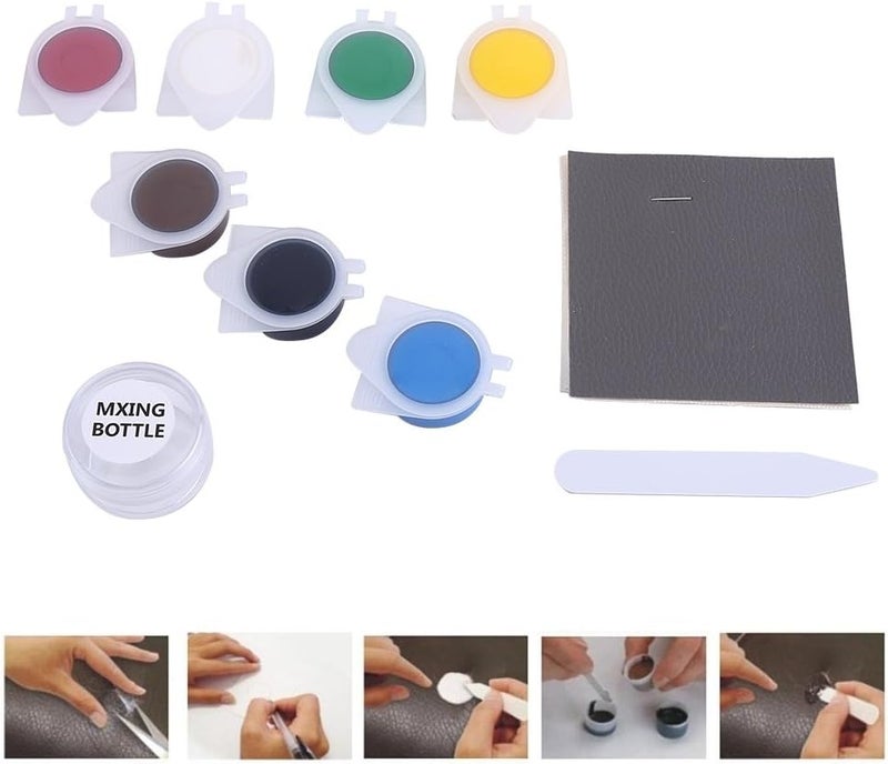 comfrt Leather Upholstery Repair Kit for Car Seat,Sofas,Boat and Luggage and More Leather Raw Materials - Image 2