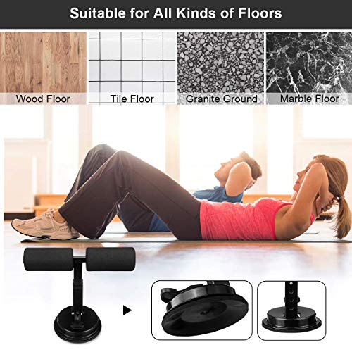Dealzone Multipurpose situp and Pushup Assistant Home Fitness Gym Equipment Exercise Tool for Women Men at Home Gym,4 Stage arm Leg Chest Exercise Pull up Stand with Suction - Image 5