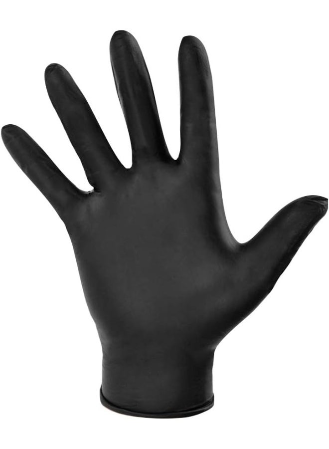 Heavy Duty Nitrile Disposable Gloves, Powder-Free Protective Gloves, 100 Pieces Pack, Durable Single-Use Gloves for Food Handling, Cleaning, Maintenance and Professional Use - Image 1
