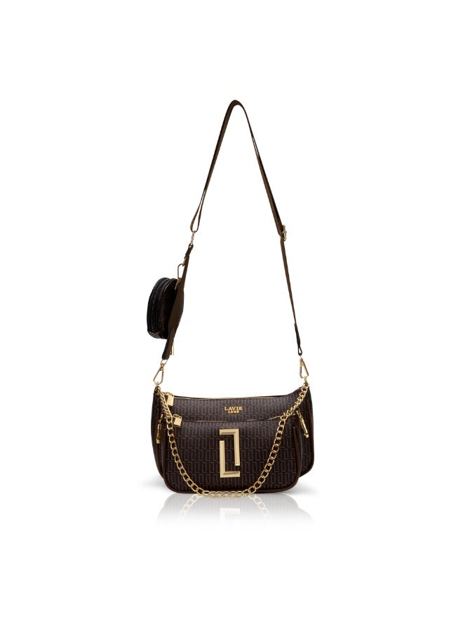 Lavie Luxe Women's Chunk25 3Pc Sling (Choco) - Image 1