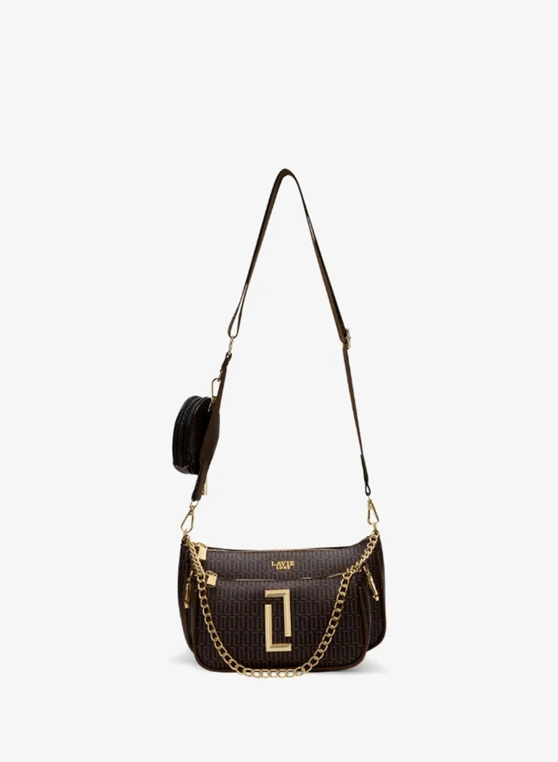 Lavie  Luxe Women's Chunk25 3Pc Sling (Choco) for Women | Best Price UAE