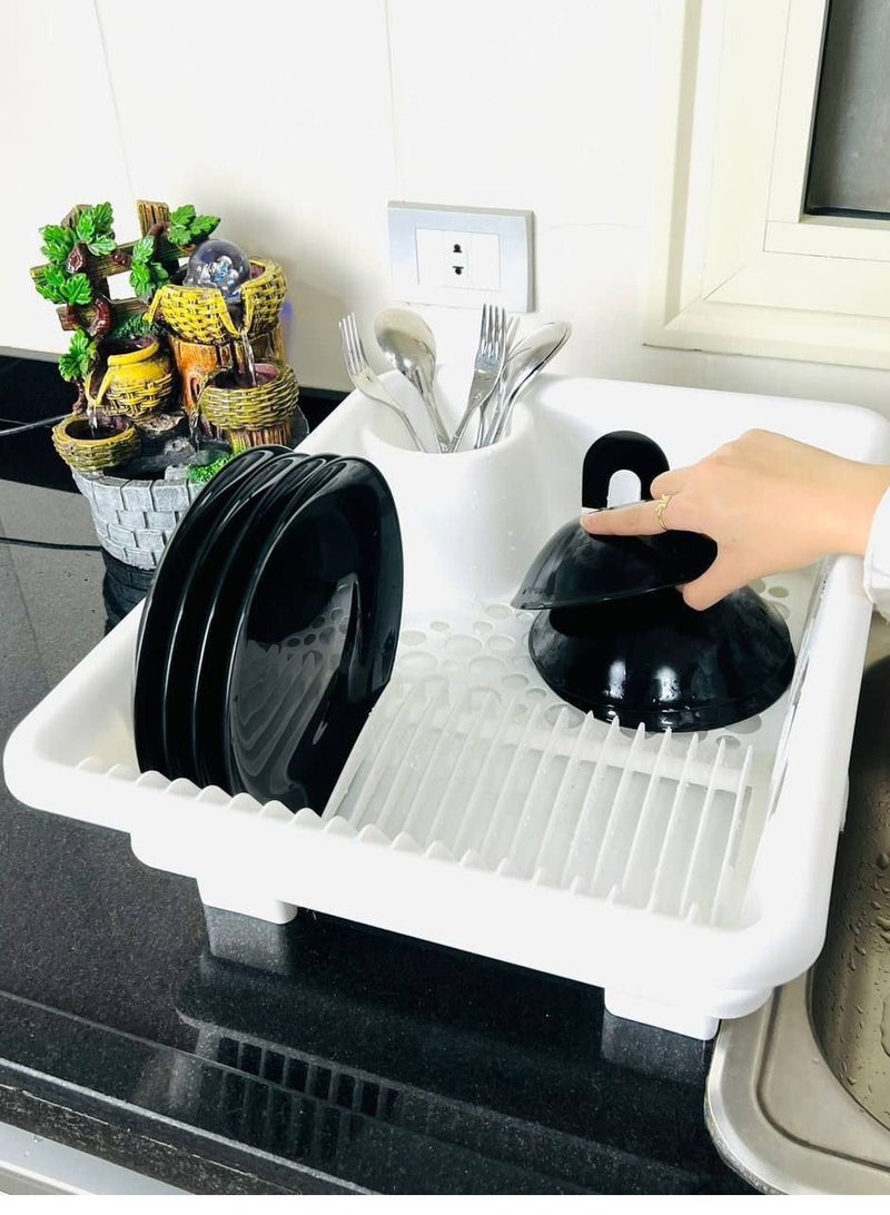 Riki Dish Rack with Drain Base - The Perfect Solution for Kitchen Organization H  - Image 1