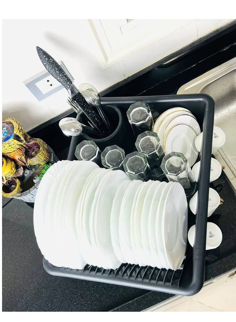 Riki Dish Rack with Drain Base - The Perfect Solution for Kitchen Organization H  - Image 4