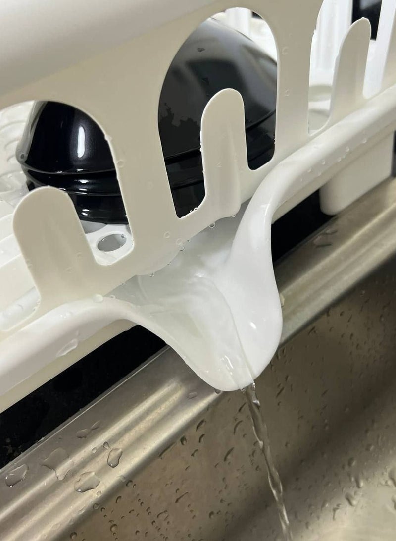 Riki Dish Rack with Drain Base - The Perfect Solution for Kitchen Organization H  - Image 2