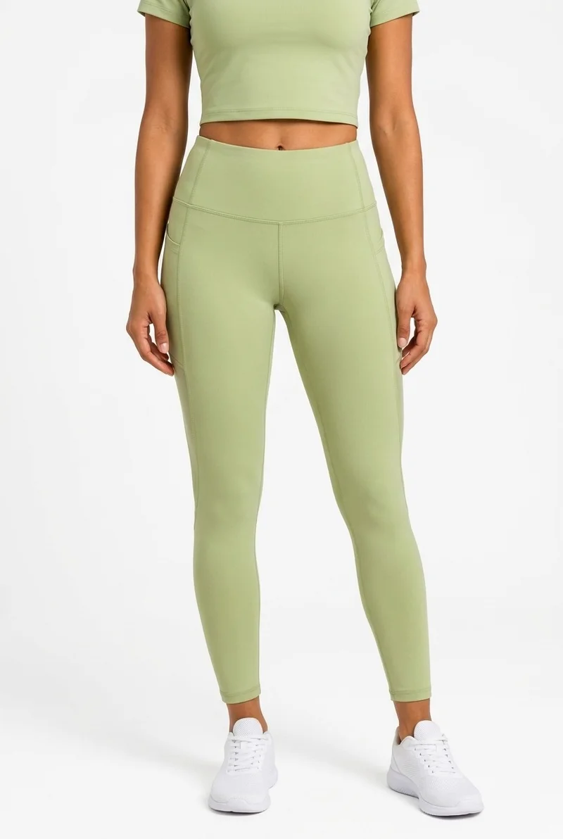 Moveletix Women's Training Leggings Green Luxe Soft