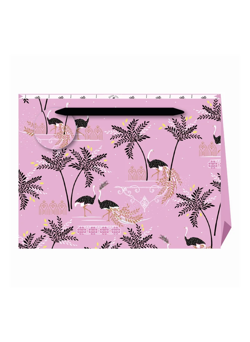 Sara Miller Ostrich and Palms Shopper