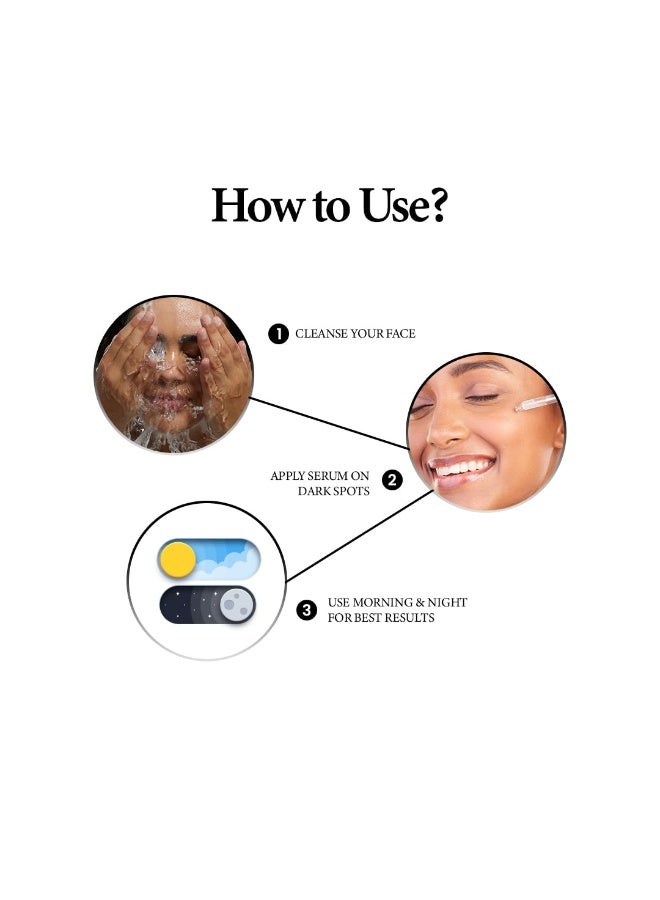 Mitchell USA Intense Dark Spot Remover | Clears dark spots, Brightens skin and Evens skin tone | Lotus Seed Extract, Pomegranate oil & Vitamin C | For Women & Men | For All Skin Type | 50ml - Image 5